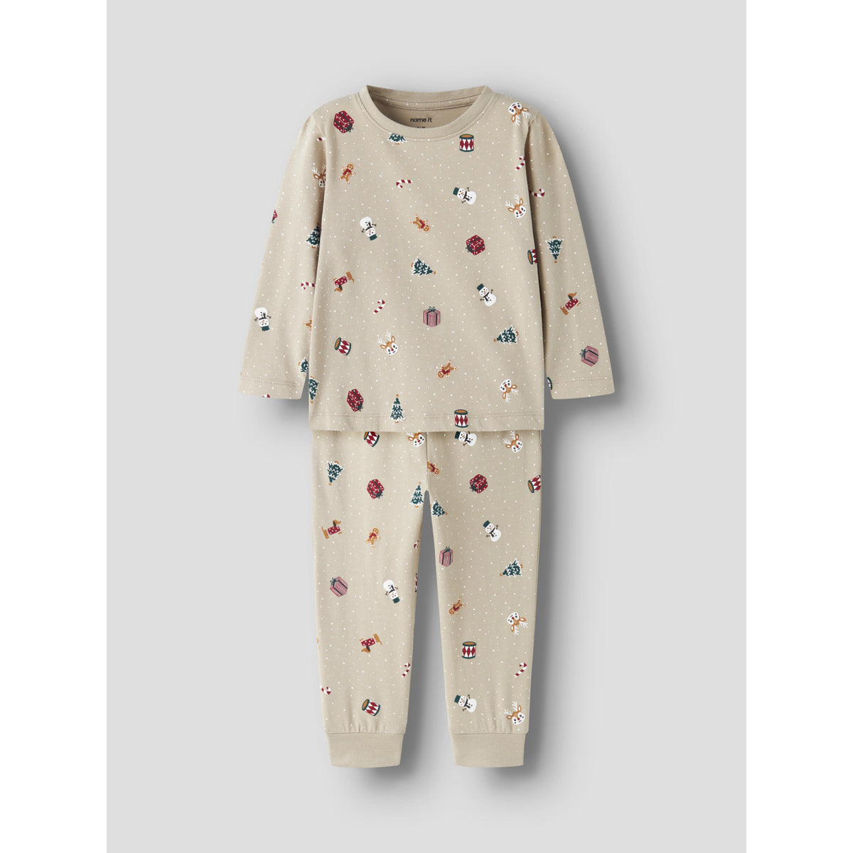 Name It Pure Cashmere Christmas Nmnvismas Ls Nightset