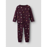 Name It Burgundy Christmas Nmnvismas Ls Nightset