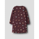 Name It Burgundy Christmas Nmfvismas Ls Nightgown