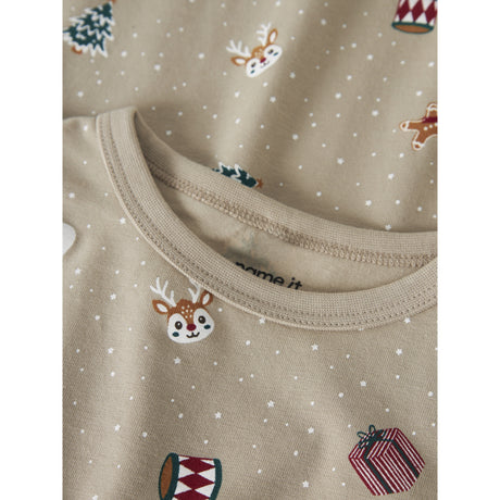 Name It Pure Cashmere Christmas Nmfvismas Ls Nightgown