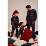 The New Navy Blazer Check Tnholiday Tartan Adult Night Set