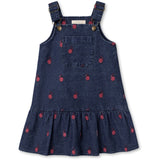 Fliink Dark Denim Blue Donna Embr. Spencer Dress