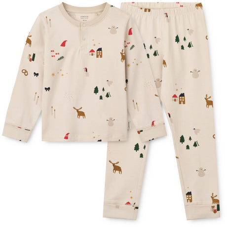 LIEWOOD Holiday / Sandy Wilhelm Grow Printed Pyjamas 세트