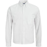 Jack & Jones White Jwhtheo Boxy Oxford Shirt Ls Jnr