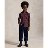 Polo Ralph Lauren #B7457 Red Green Multi Sport Shirt