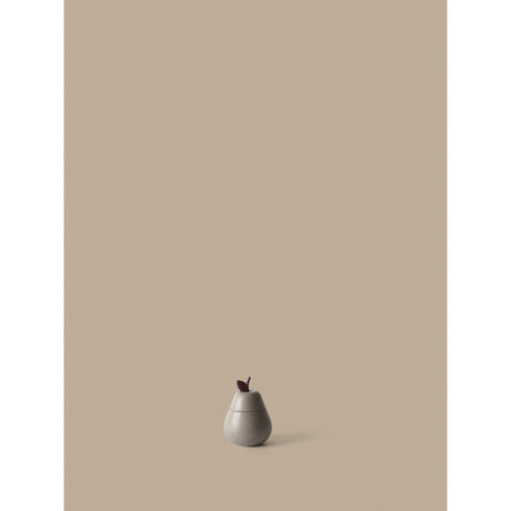 Ferm Living Cashmere Pear Ceramic Container D9.5