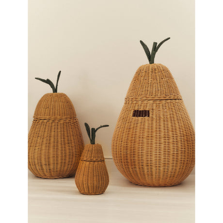 Ferm Living Natural Pear 브레이드 수납 추가 구성 Large
