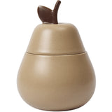 Ferm Living Cashmere Pear Ceramic Container D9.5