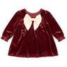 Konges Sløjd Red Dahlia Gia Bow Dress Grs