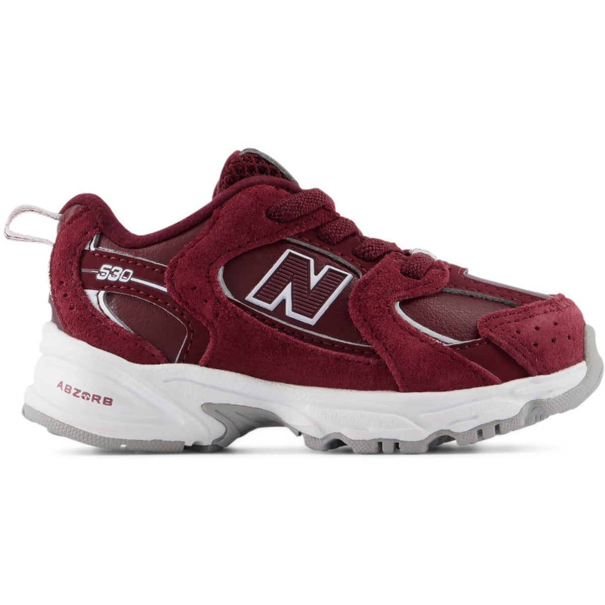 New Balance Mulled Wine 530 Kids Bungee Lace