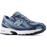 New Balance Shadow Blue 740 Kids Bungee Lace