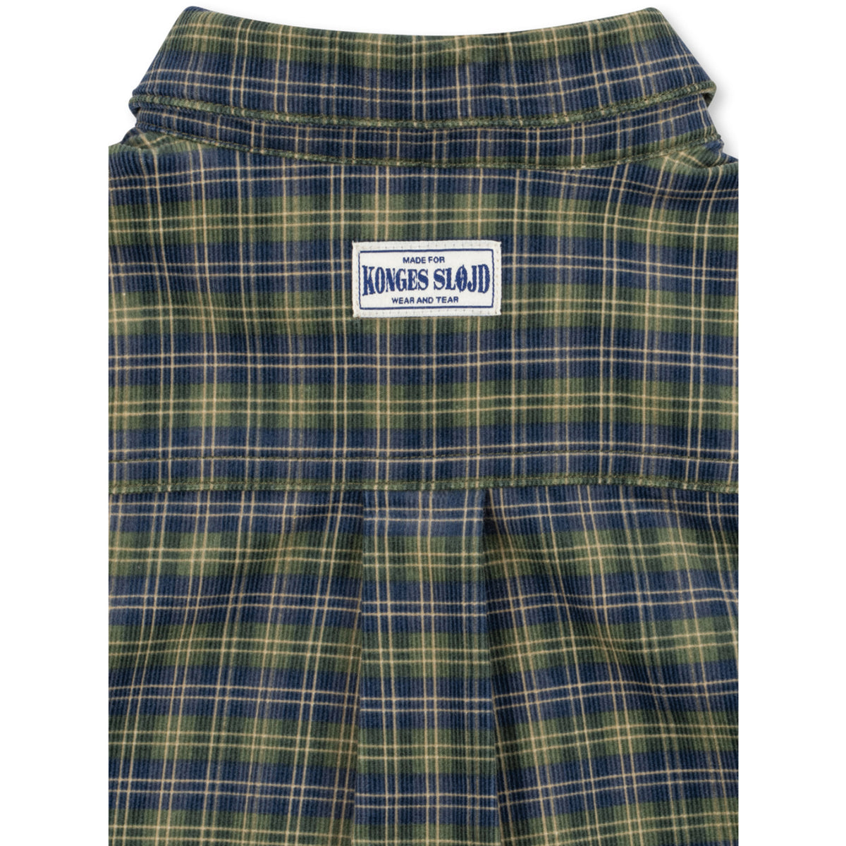 Konges Sløjd Laurel Blue Check Cara Ls Shirt Gots