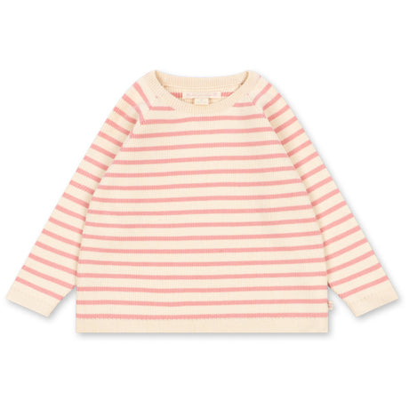 Konges Sløjd Peony Butter Stripe Buma Knit Sweater Gots