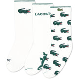LACOSTE Blanc 3Pk Croc Cotton Crew