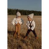 Silly Silas Wooly Footed Tights With Braces Cappuccino