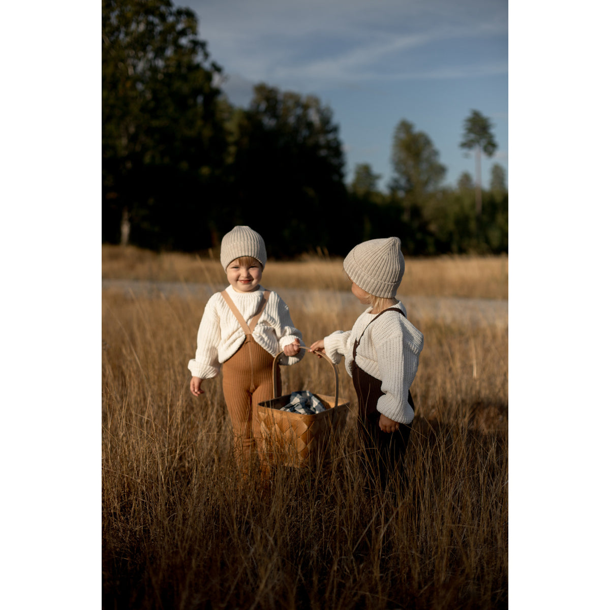 Silly Silas Wooly Footed Tights With Braces Cappuccino