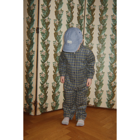 Konges Sløjd Laurel Blue Check Cara Pants Gots