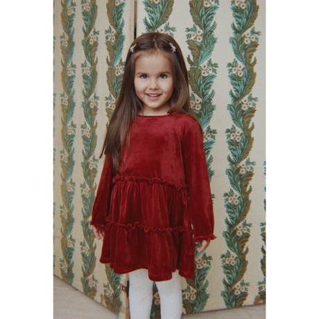 Konges Sløjd Red Dahlia Jingle Dress Grs