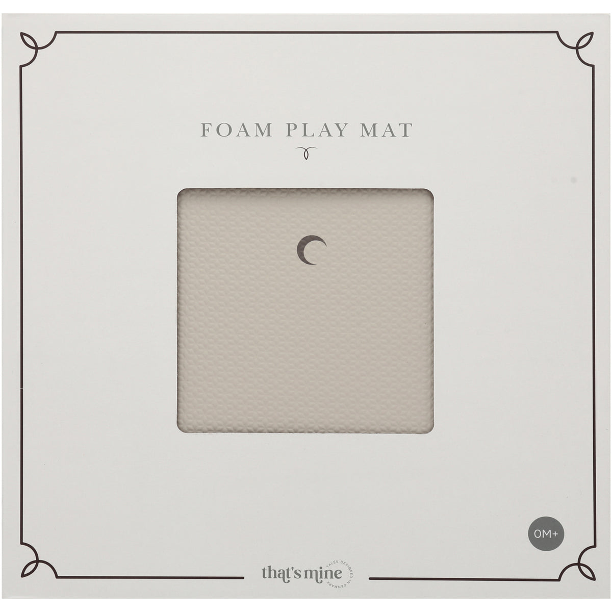 That's Mine Calm Moon Soft Brown Alva Foam Play Mats Square
