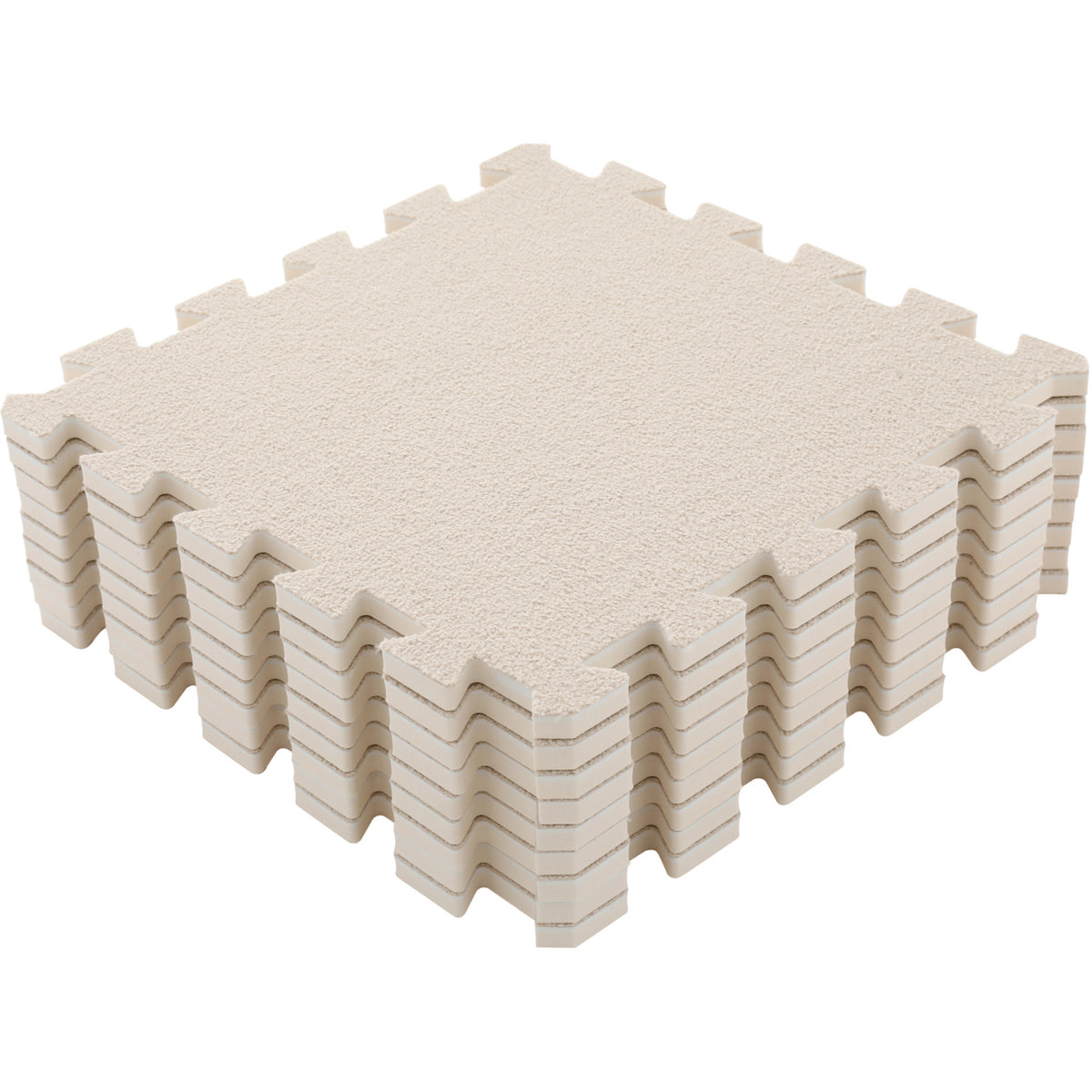 That's Mine Soft Beige Aiva Foam Play Mats Square