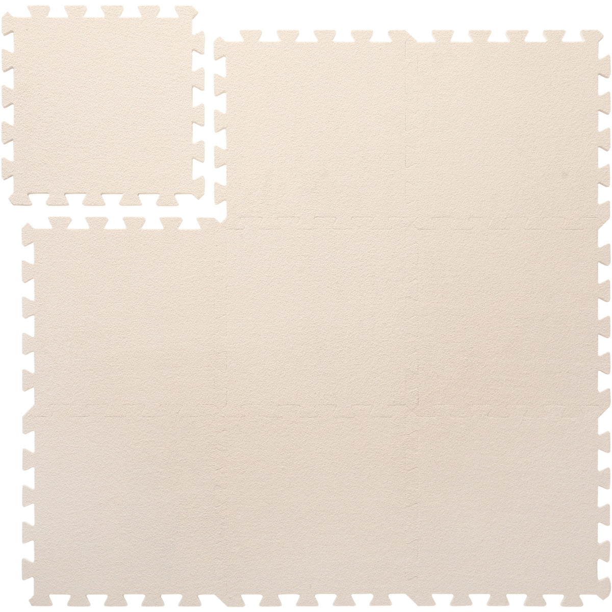 That's Mine Soft Beige Aiva Foam Play Mats Square