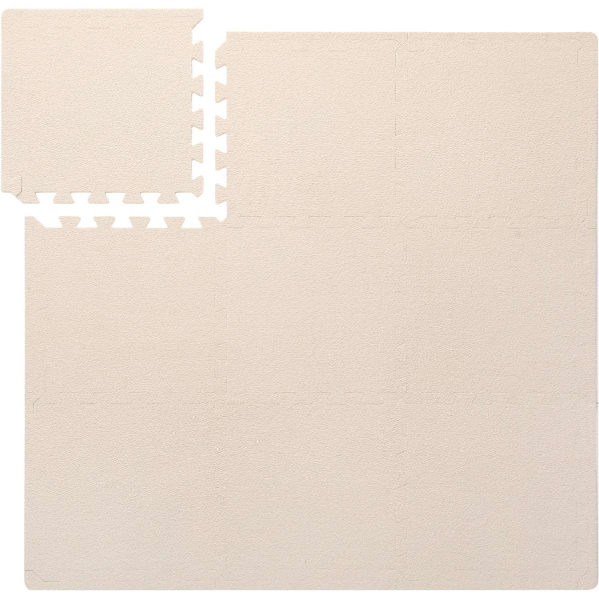 That's Mine Soft Beige Aiva Foam Play Mats Square