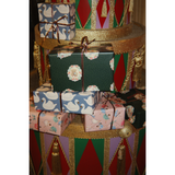 Konges Sløjd Deer Diary Green Wrapping Paper
