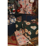 Konges Sløjd Deer Diary Green Wrapping Paper