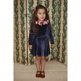 Konges Sløjd Navy Rosetta Dress Grs