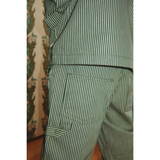 Konges Sløjd Milk Verte Stripe Luc Pants Gots