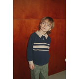 Konges Sløjd Milk Verte Stripe Luc Pants Gots
