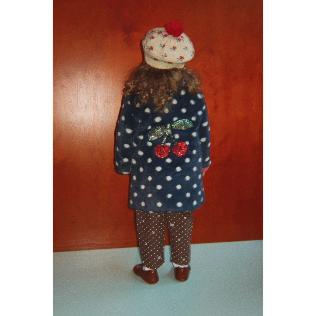 Konges Sløjd Dot Nuit Fuzzie Coat Grs