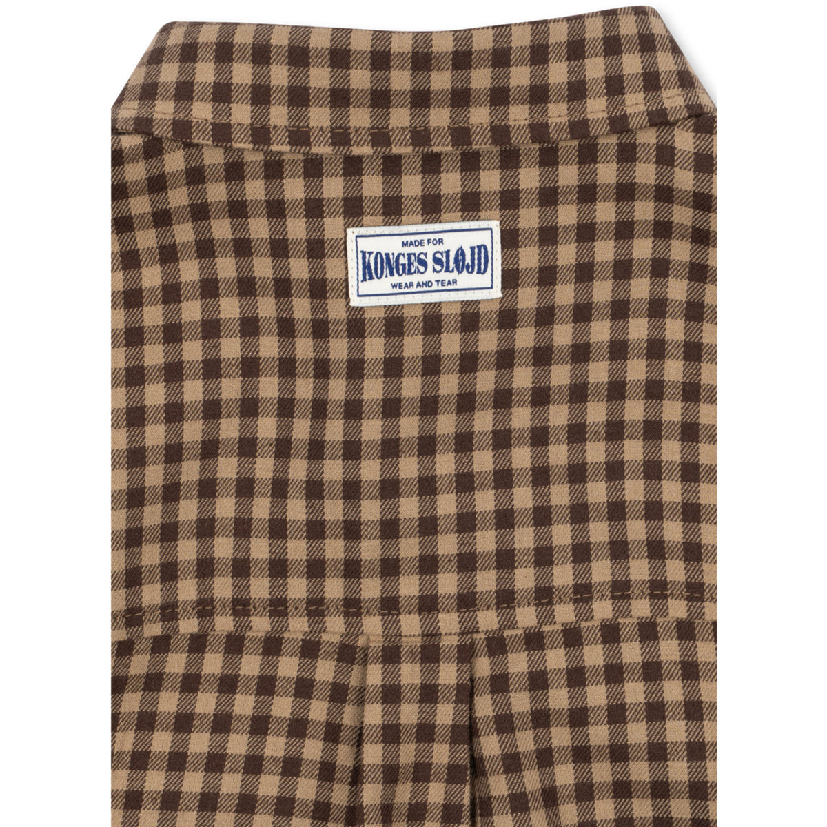 Konges Sløjd Chocolate Check Foret Ls Shirt Gots