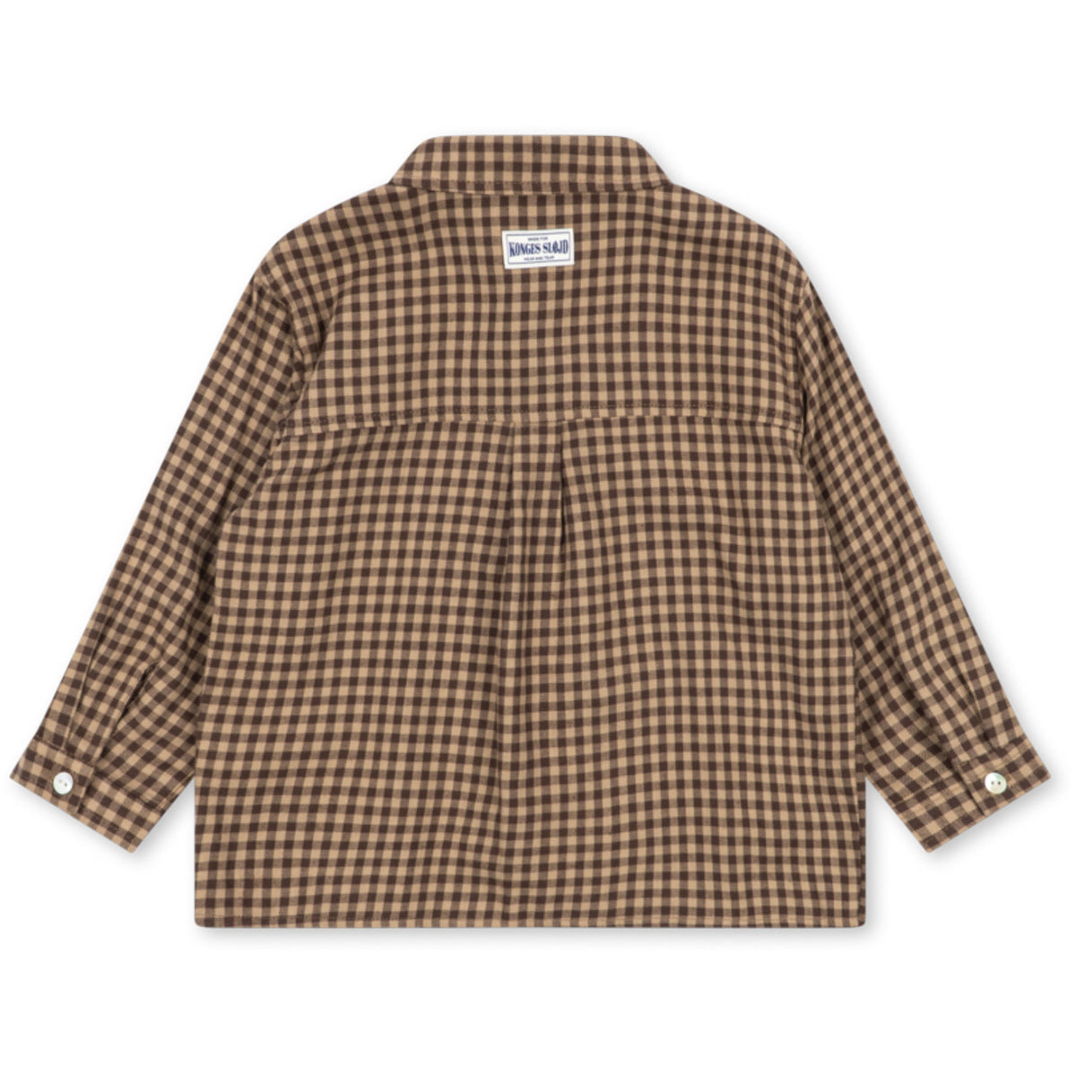 Konges Sløjd Chocolate Check Foret Ls Shirt Gots