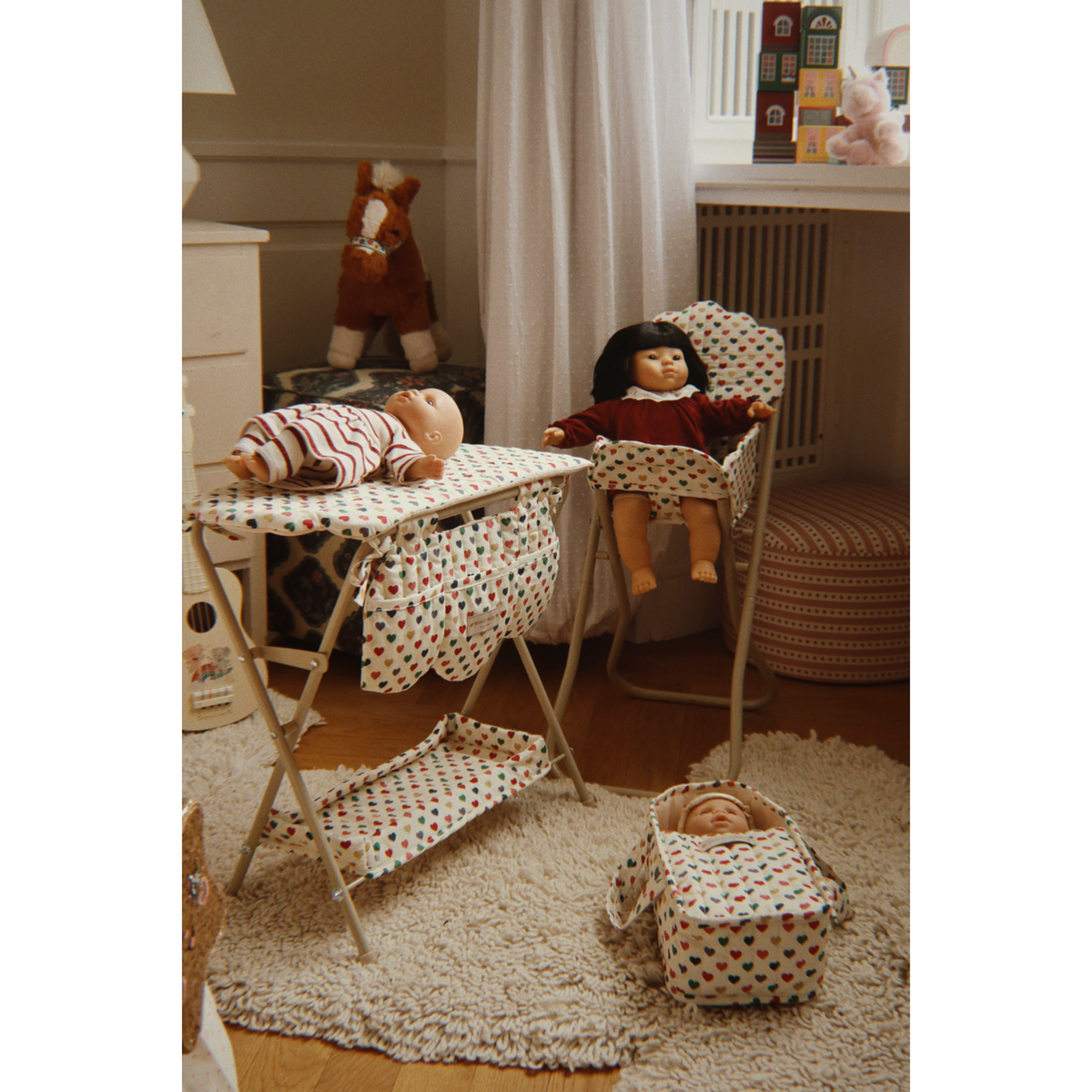 Konges Sløjd Coeur Coloré Doll Changing Table