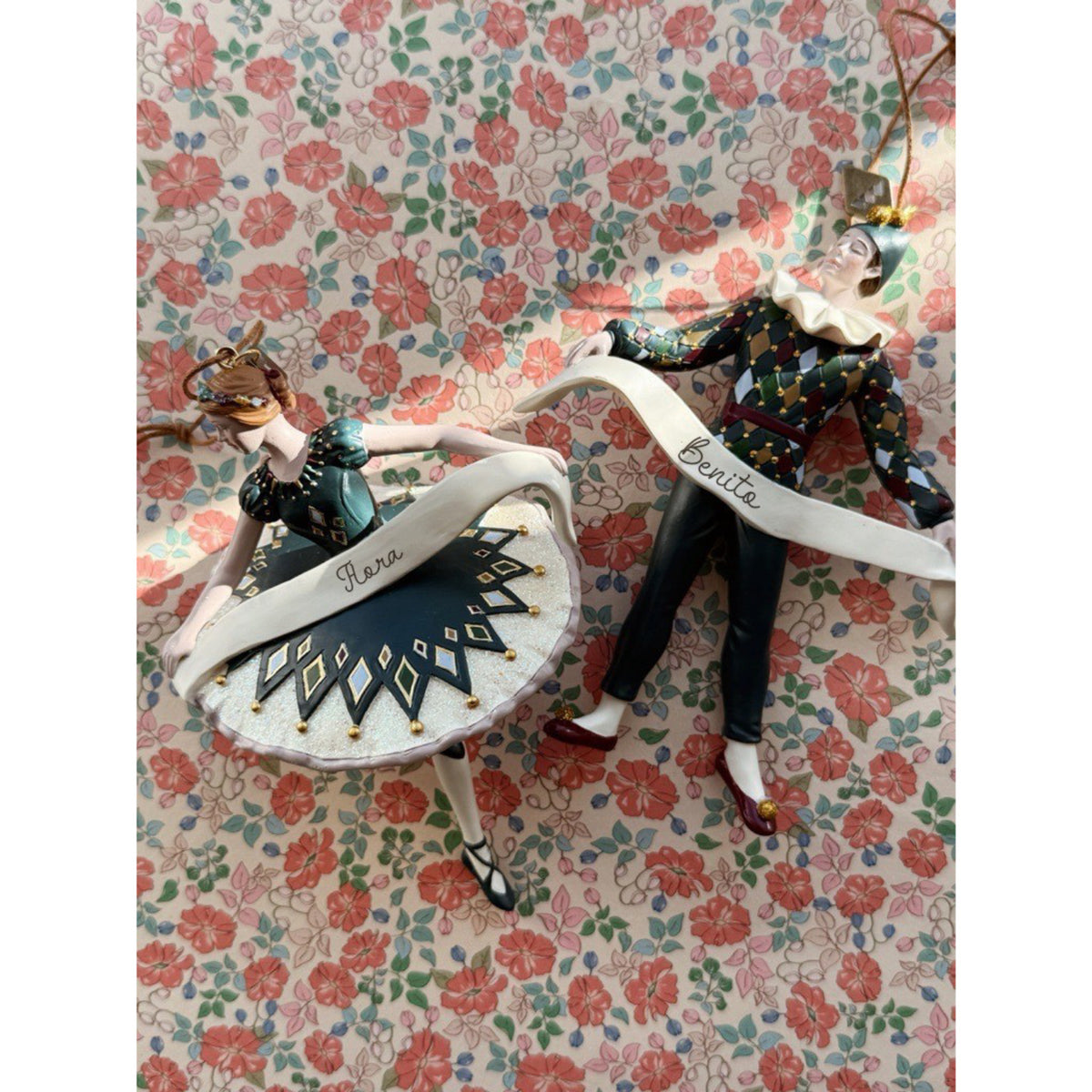 Konges Sløjd Multi Christmas Ornament Harlekin Ballerina