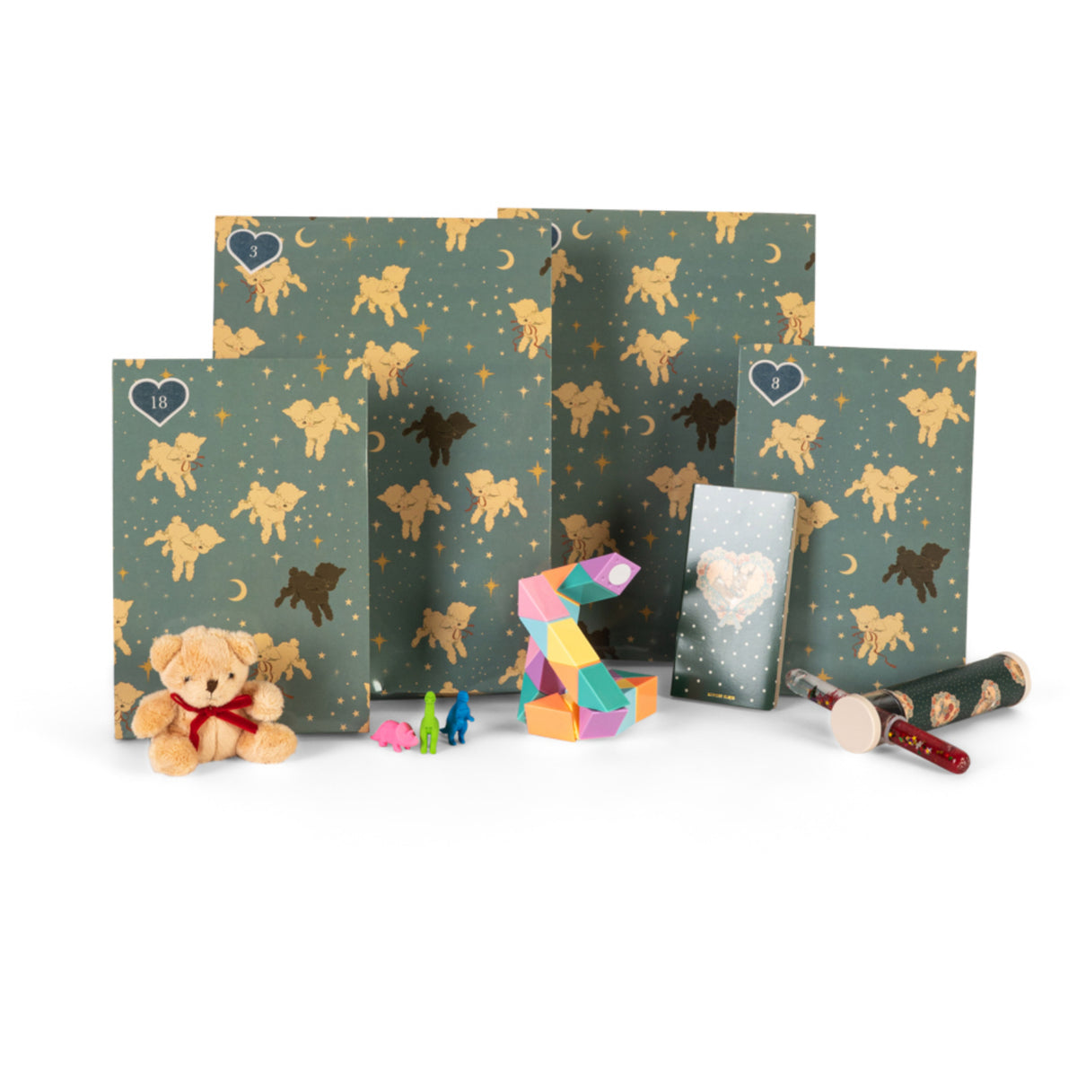 Konges Sløjd Blue Christmas Calendar With 24 Gifts