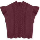 Fliink Burgendy Alilly Wide Vest