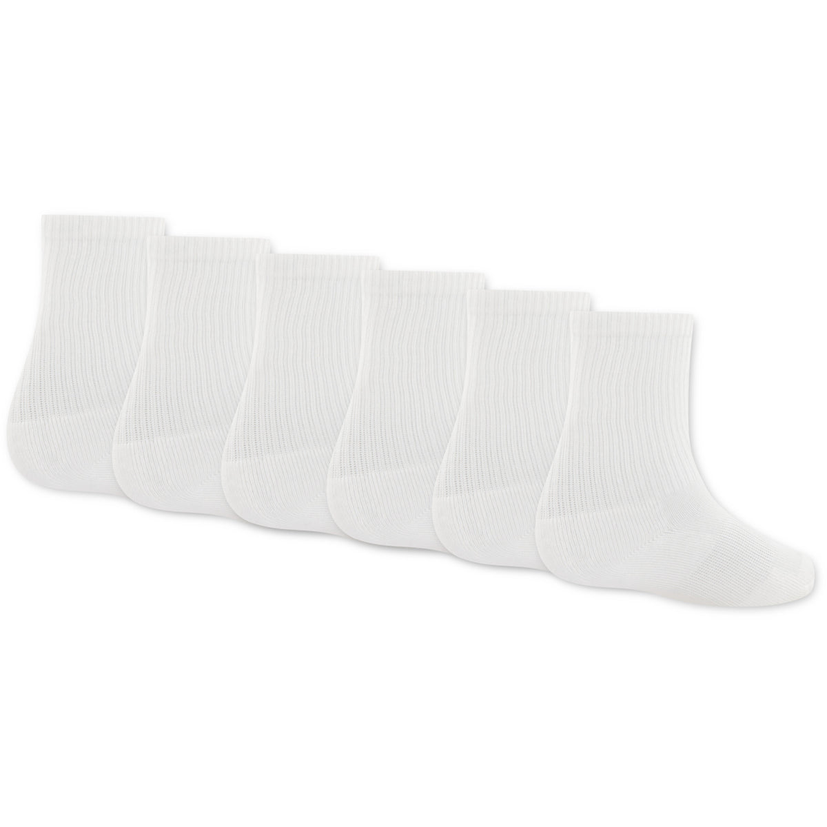 LACOSTE Blanc 6Pk Crew Socks
