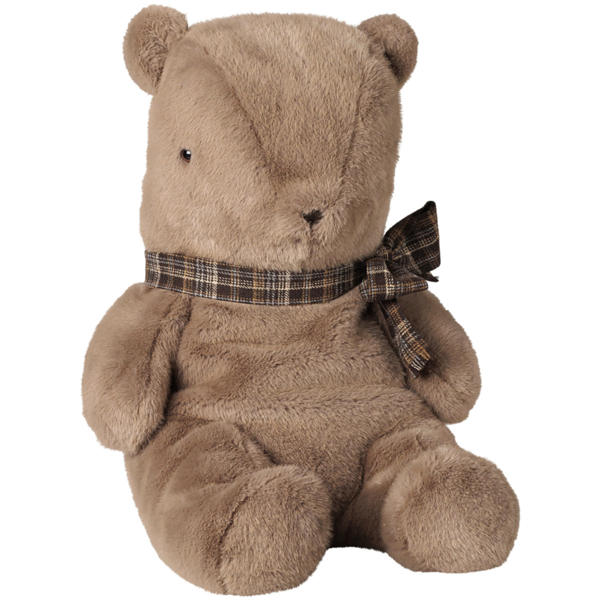 Maileg Teddy Plush Bamse, Stor - Mørk Svamp
