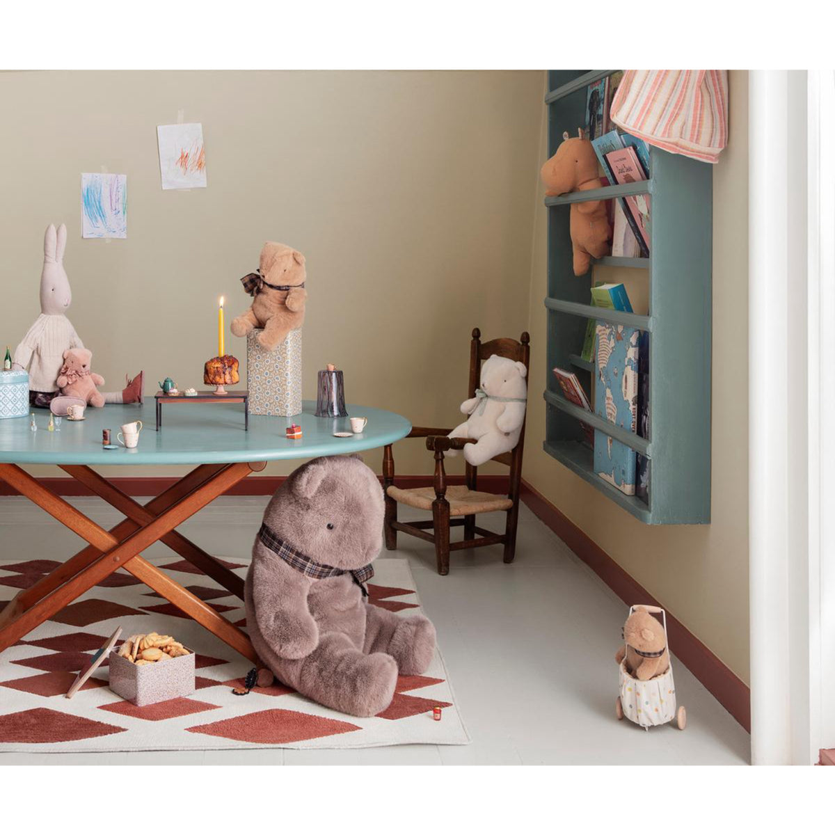 Maileg Teddy Plush Bamse, Mini - Off White