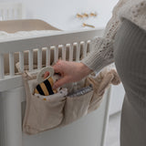 Sebra Morning Beige 3-Pocket Nursery Organizer
