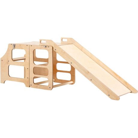 Duck Woodworks Natural Foldable EC Kitchen Tower With Slide Set