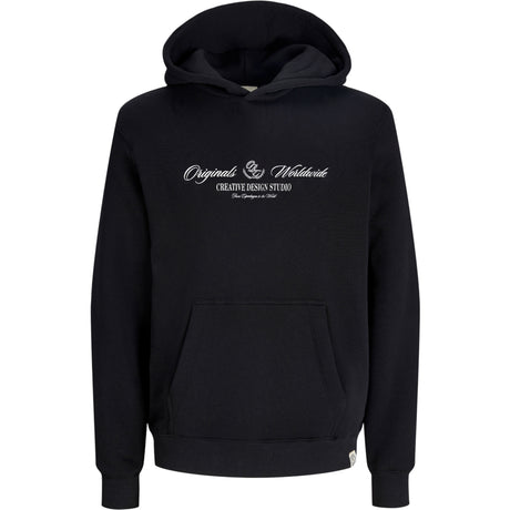 Jack & Jones Junior Black Jortoronto Hd Front Sweat Hood Bf Jnr