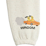 Mini Rodini Off-White Racing Rabbits Sp Sweatpants