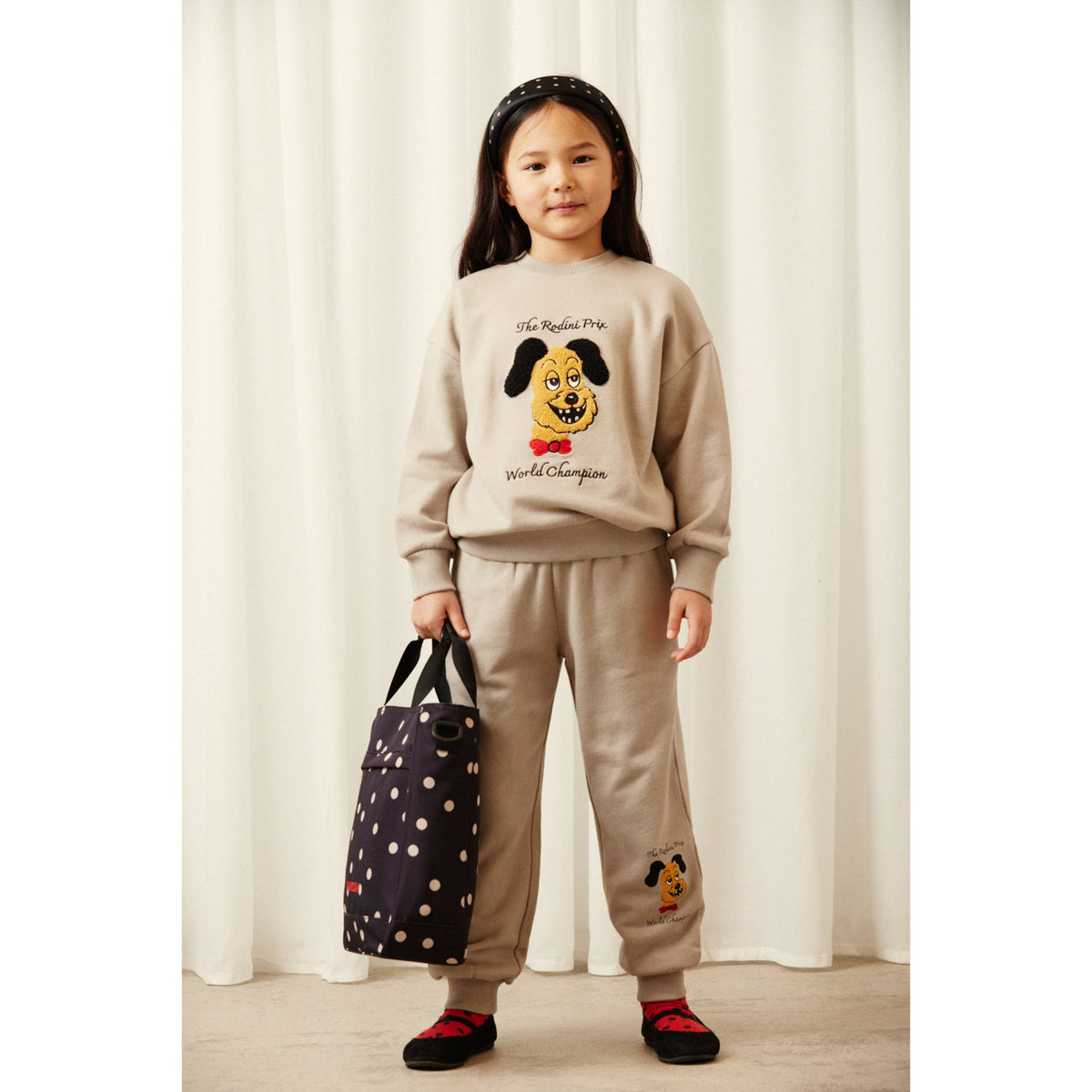 Mini Rodini Grey Rodini Prix Chenille Sweatshirt
