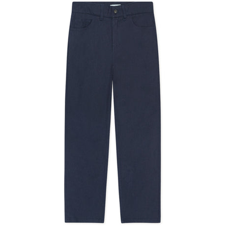 Les Deux Kids Dark Navy Blue Twill Pants KIDS