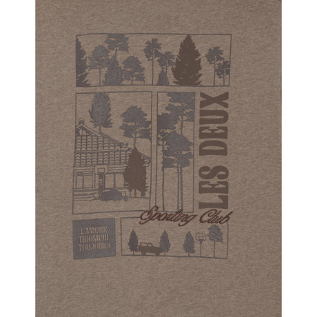 Les Deux Kids Mountain Grey Melange Woods Hoodie KIDS