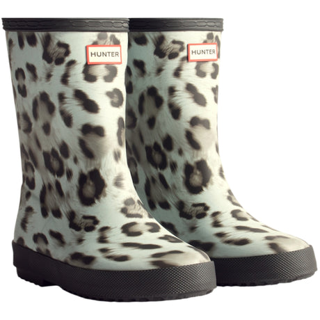 Hunter Snow Leopard/Black Kids First Insulated Snow Leopard Boot