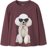 Name It Wild Ginger Poodle Nmfvotea Ls Nreg Top
